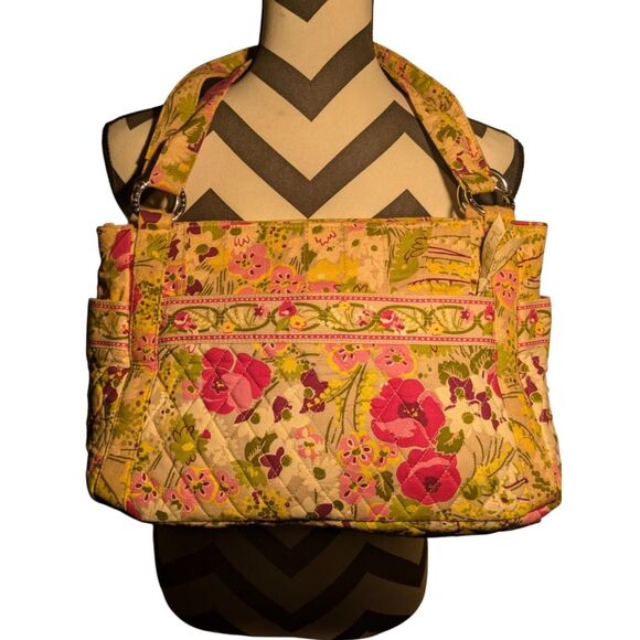 Vera Bradley "Make Me Blush" Tote Bag - Floral & Quilted - Picture 7 of 7